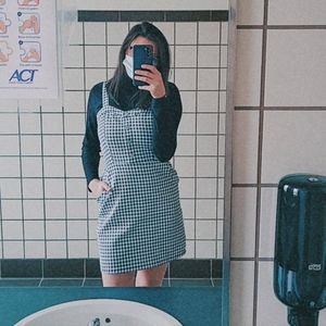 Black and white picnic dress